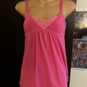Vintage AE Pink Lace Top